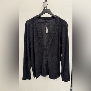 NWT Banana Republic gray sweater cardigan size XL